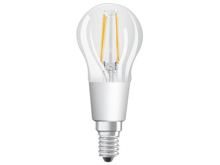 Osram Superstar Classic P40 Glow LED peerlamp filament E14 4,5W dimbaar 1