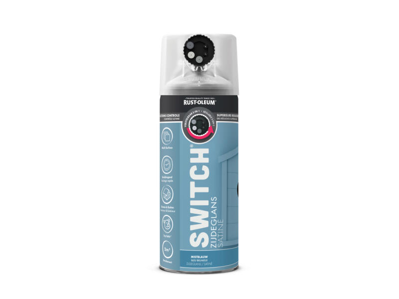 Rust-oleum Switch mistblauw zijdglns 400ml