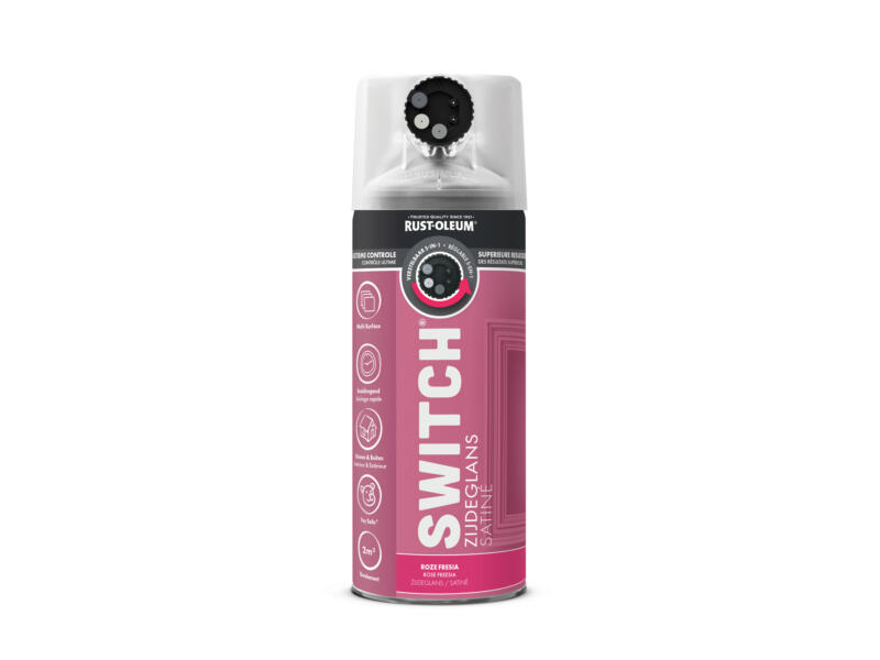 Rust-oleum Switch roze fresia zijdgl 400ml