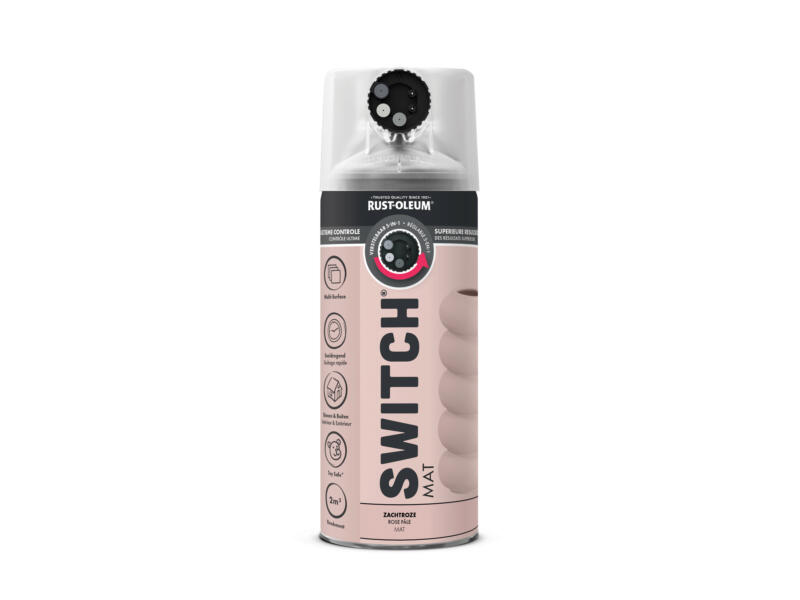 Rust-oleum Switch zachtroze mat 400ml