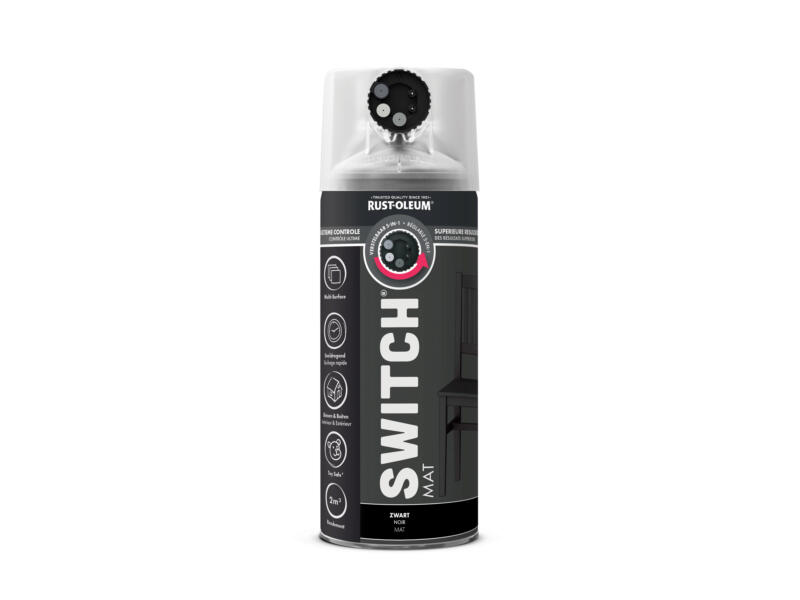 Rust-oleum Switch zwart mat 400ml