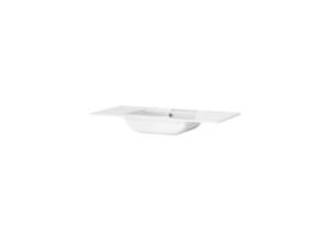 Tiger T-Line Oval lavabo encastrable 100cm blanc brilllant