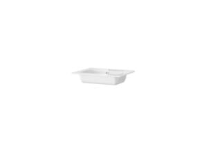 Tiger T-Line Oval lavabo encastrable 60cm blanc brilllant
