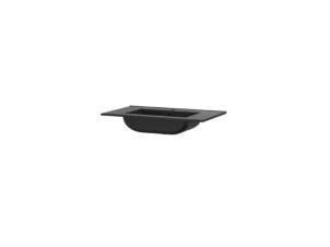 Tiger T-Line Quadro lavabo encastrable 80cm noir mat
