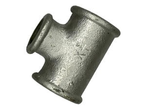 Saninstal T-stuk FFF 3/4"x 1/2" x 3/4" galva
