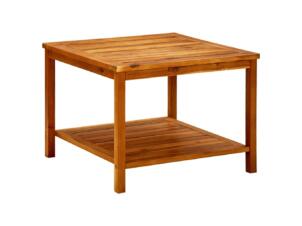 Table basse 60x60x45 cm en bois d'acacia