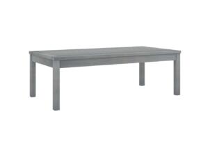 Table basse bois d'acacia 100x50x33 cm gris