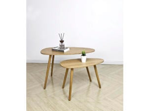 Table d'appoint MDF set de 2