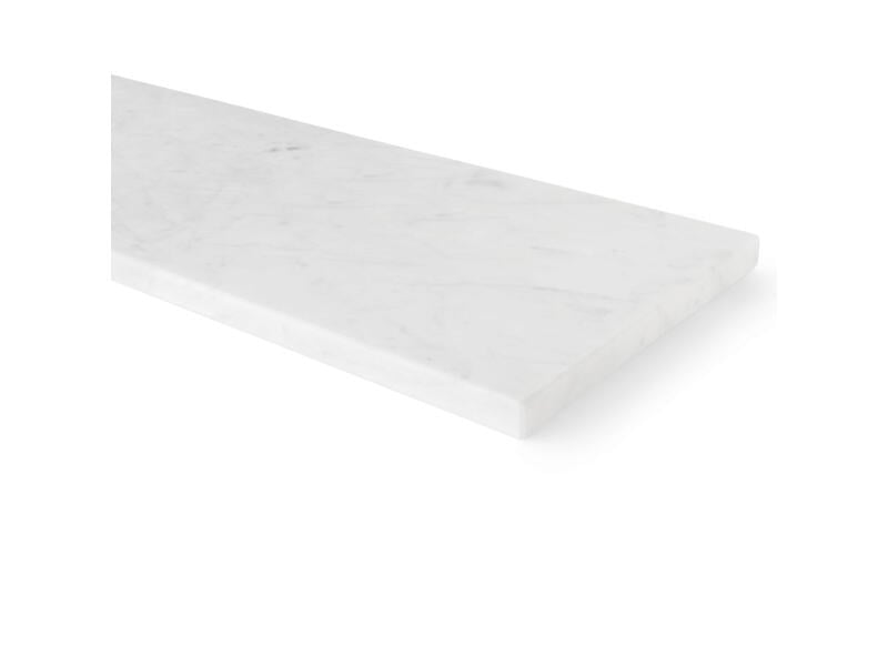 775599 Tablette de fenêtre 113x25x2 cm marbre nordic white | Hubo