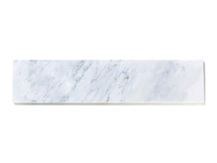 Tablette de fenêtre 138x20x2 cm marbre nordic white