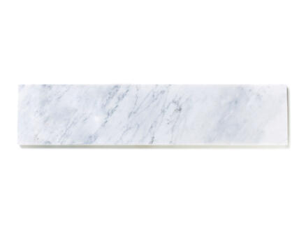Tablette de fenêtre 176x25x2 cm marbre nordic white