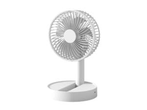 Tafelventilator oplaadbaar vouwbaar 4,9W wit