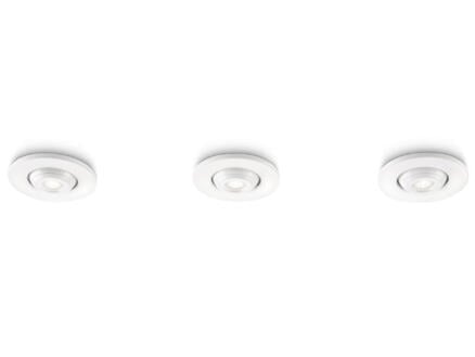 Philips Talitha LED inbouwspot 3x2,5W dimbaar wit 1