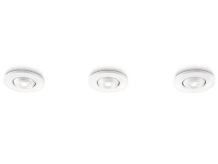 Philips Talitha spot LED encastrable 3x2,5W dimmable blanc 1