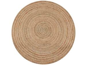 Tapijt gevlochten jute 120cm rond