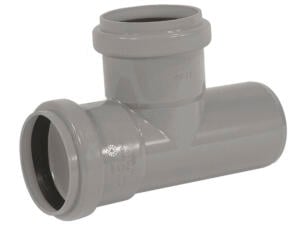Té MF 50mm 87° PVC gris