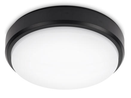 Prolight Terme LED plafondlamp 12W zwart 1
