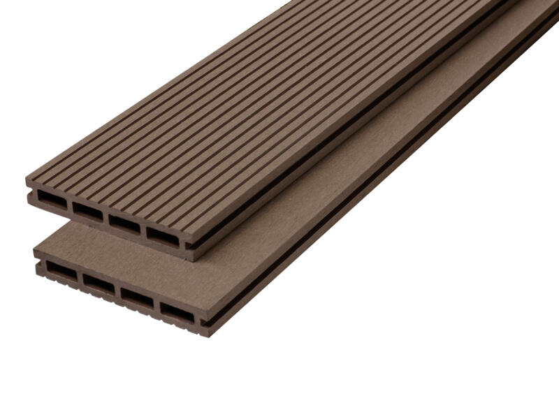Terrasse 400x500 cm rectangle composite brun
