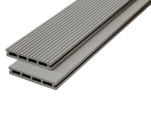 Terrasse 400x500 cm rectangle composite gris