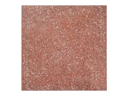 Terrastegel 40x40x3,7 cm 0,16m² beton rood 1