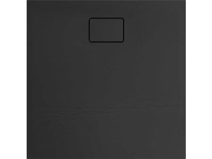 Allibert Terreno douchebak 90x90 cm polybeton basalt zwart 1