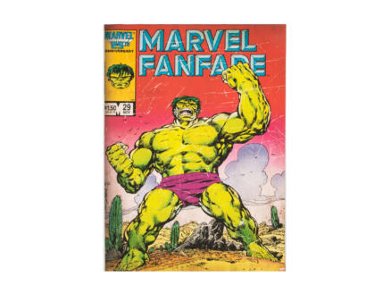 Marvel The Hulk canvasdoek 50x70 cm 1