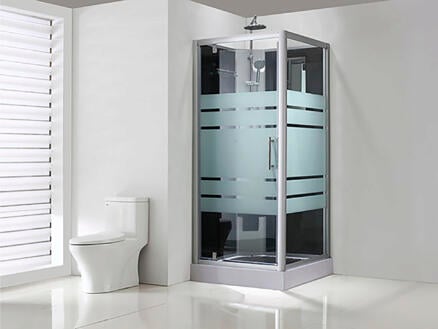 Thermo cabine de douche complète 80x80 cm 1
