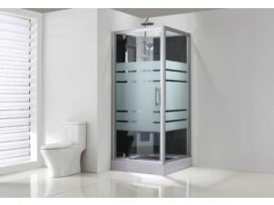 Thermo cabine de douche complète 90x90 cm