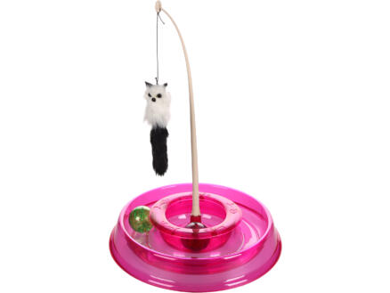 Flamingo Tibo Circuit jouet pour chat interactif 27,5x38 cm 1