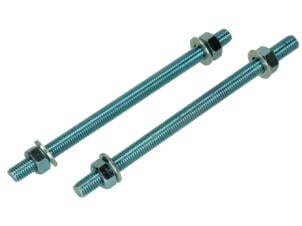 Mack Tige filetée avec écrou M12 200mm zingué 2 pièces