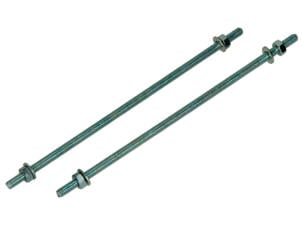 Mack Tige filetée avec écrou M6 200mm zingué 2 pièces