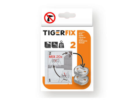 Tiger TigerFix type 2 set de montage 3,3x2,9 cm 1