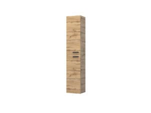 Aurlane Timber meuble colonne 30cm 2 portes chêne