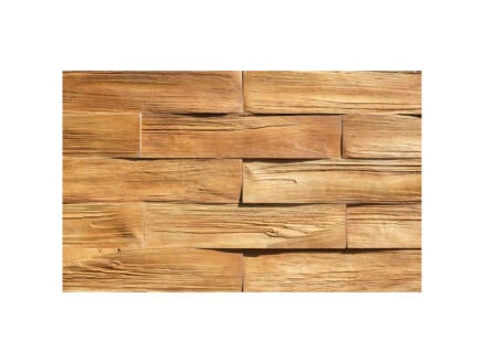 Timber plaquette de parement 0,43m² brun 7 pièces 1