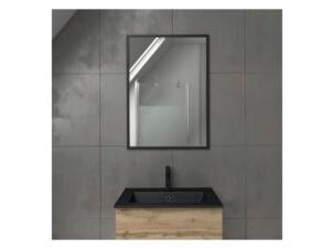 Aurlane Timber spiegel 60x80 cm zwart