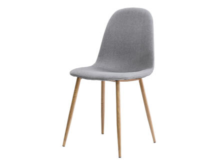Tiro eetkamerstoel 45x55x85 cm grijs 2 stuks