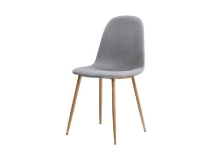 Tiro eetkamerstoel 45x55x85 cm grijs 4 stuks