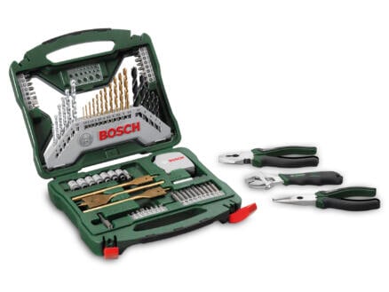 Bosch Titanium X-Line coffret d'accessoires 70 pièces + 3 outils 1