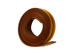 Confortex Tochtstrip E 18m 0,9cm bruin