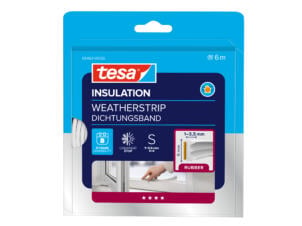 Tesa Tochtstrip E 6m 0,9cm wit