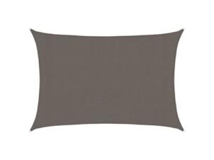 Toile d'ombrage 3x5 m anthracite