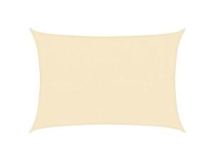 Toile d'ombrage 3x5 m crème