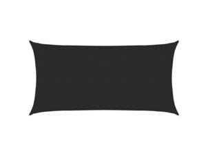 Toile d'ombrage 3x6 m noir