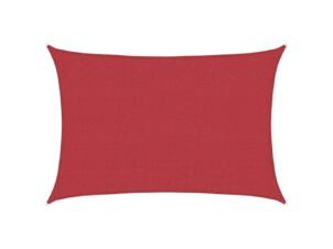 Toile d'ombrage 4x5 m rouge