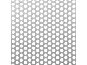 Tôle perforé rond 250x500x1 mm acier