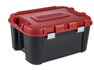 Keter Totem opbergkoffer 140l zwart-rood