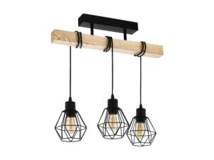 Eglo Townshend 5 suspension E27 max. 3x60 W noir