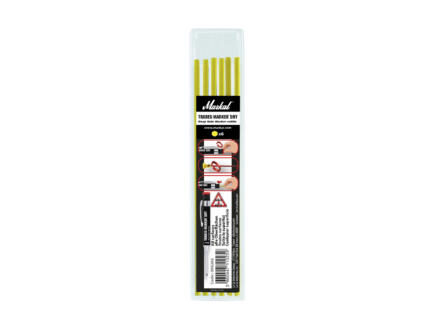 Markal Trades-Marker Dry grafiet navulling geel 6 stuks 1