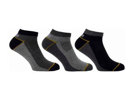 JCB Trainer Liner chaussettes courtes 39-43 gris 3 paires 1
