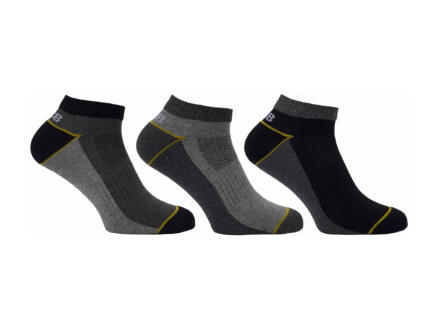 JCB Trainer Liner chaussettes courtes 44-47 gris 3 paires 1